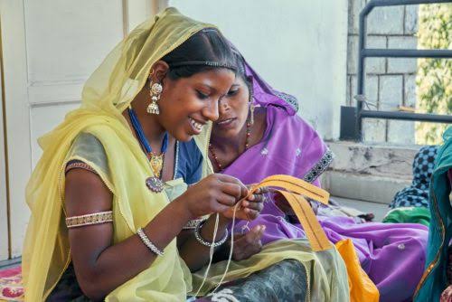 Handmade crafts at Village Women Craft Ranthambore